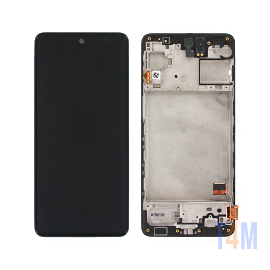 SAMSUNG GALAXY M317/M31S (GH81-13736A/23774A/24114A) SERVICE PACK TOUCH+LCD WITH FRAME BLACK ORIGINAL